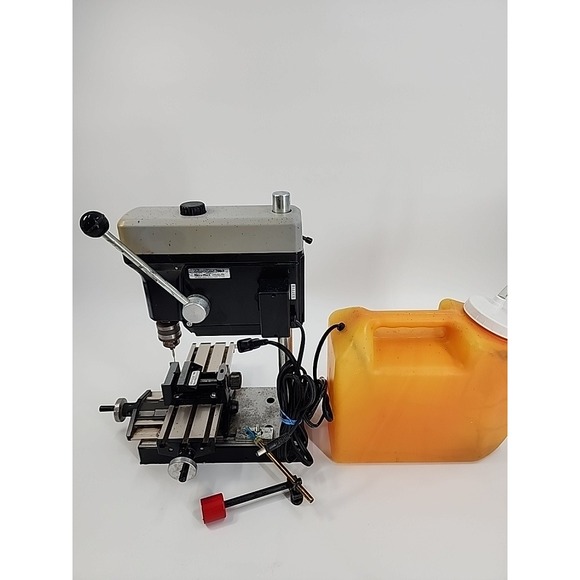 Micro-Mark Other - MicroLux Micro-Mark Miniature Drill Press with X-Y Table Vise and Coolant Tank